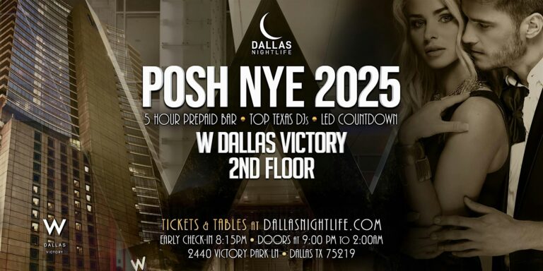 2025 W Dallas Posh New Year's Eve Party
